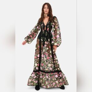 For Love and Lemons Luna Maxi Dress